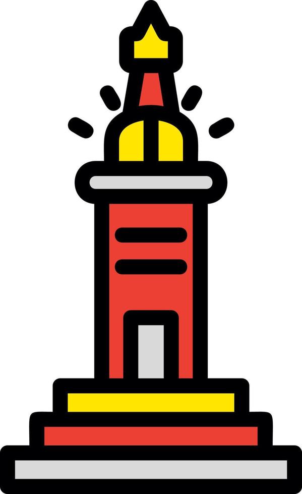 Lighthouse Of Alexandria Vector Icon Design