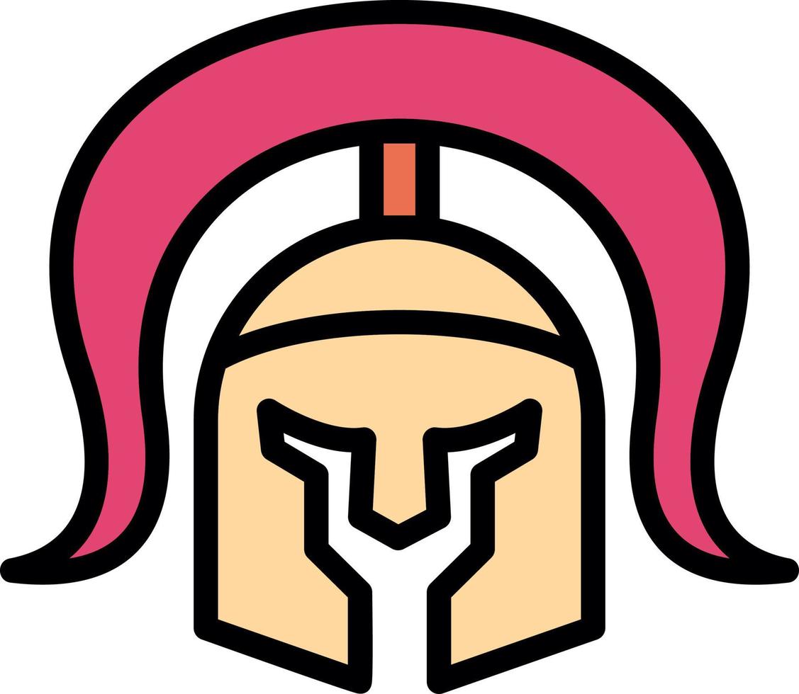 diseño de icono de vector de casco romano