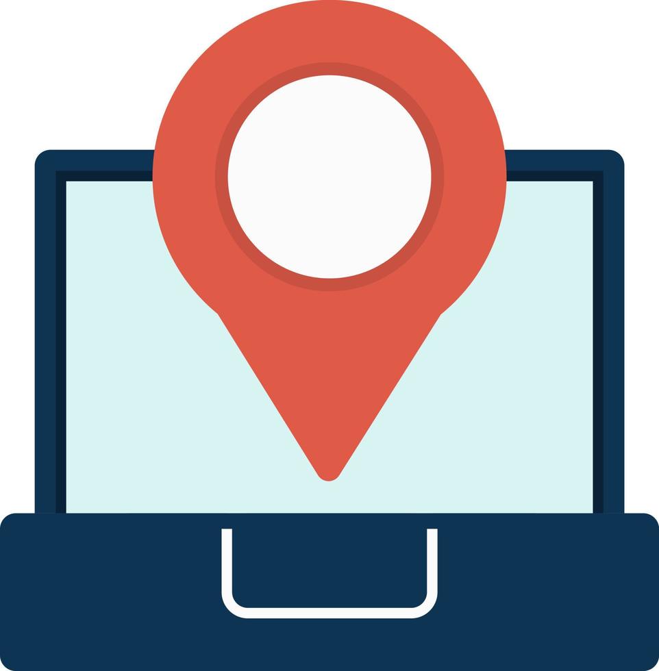 Scanning Location Vector Icon Design