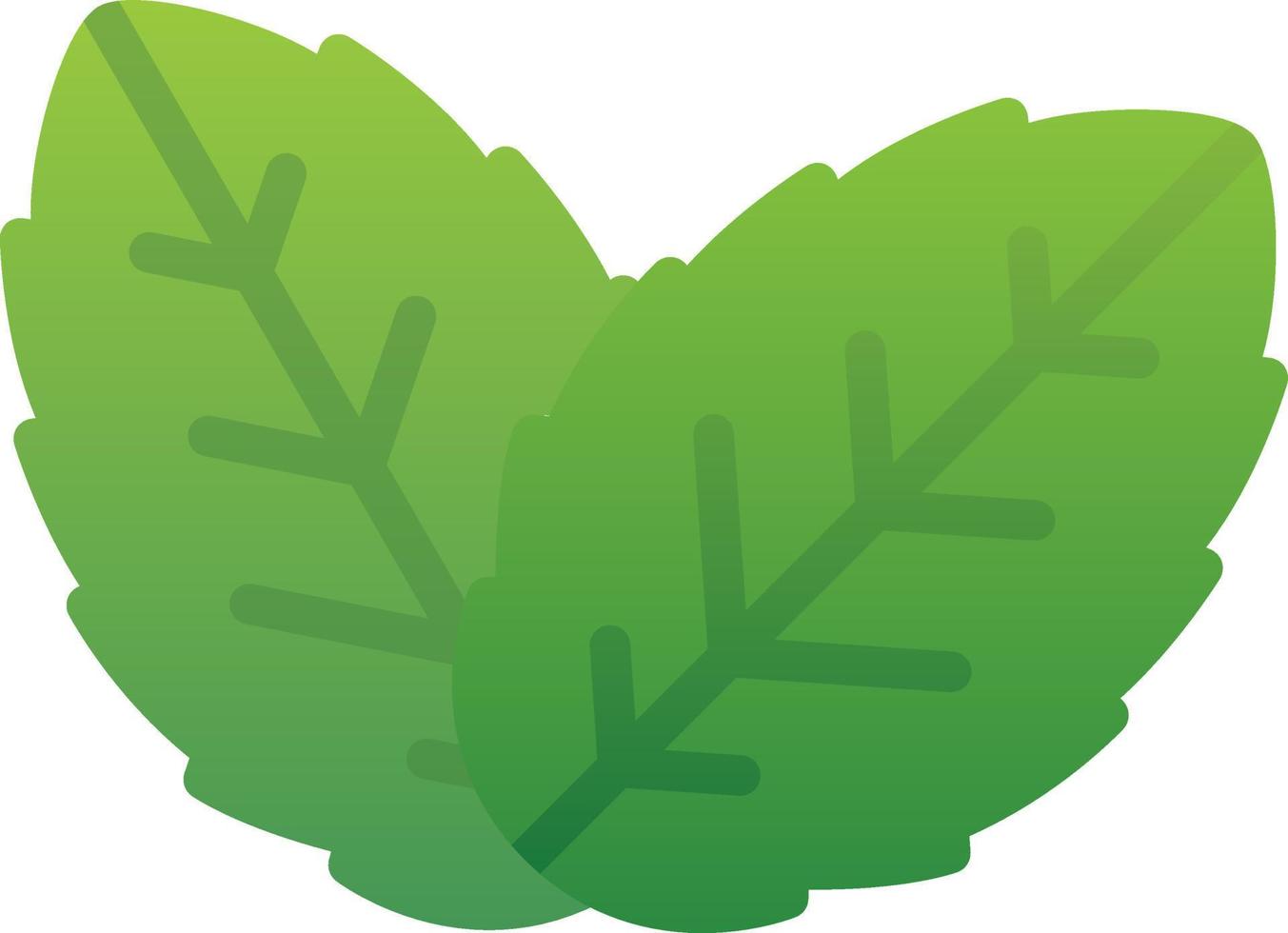 Herb Leaf Vector Icon Design