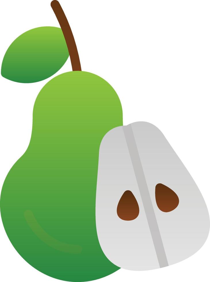 Pear Vector Icon Design