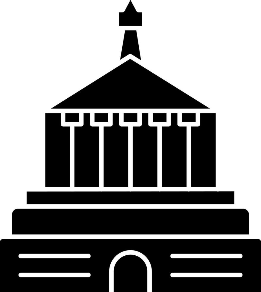 Halicarnassus Mausoleum Vector Icon Design