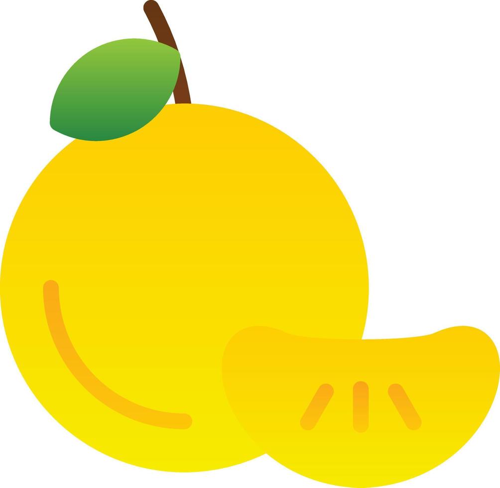 diseño de icono de vector de mandarina