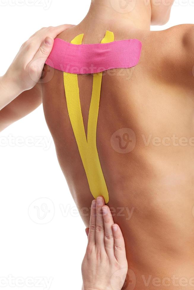 KT tape treatment photo