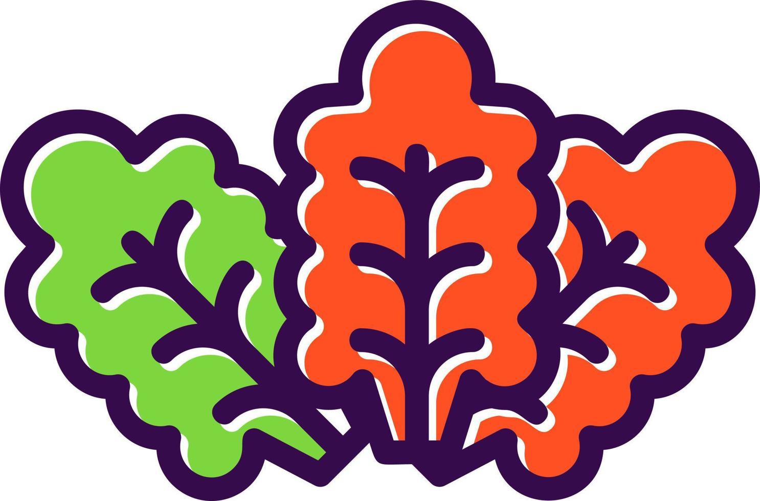 diseño de icono de vector de lechuga