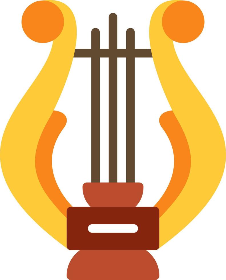 Lyre Vector Icon Design
