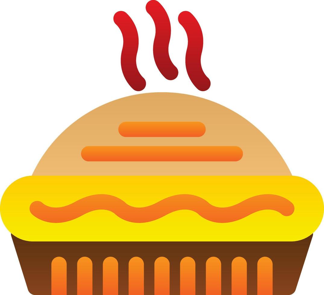 Pie Vector Icon Design
