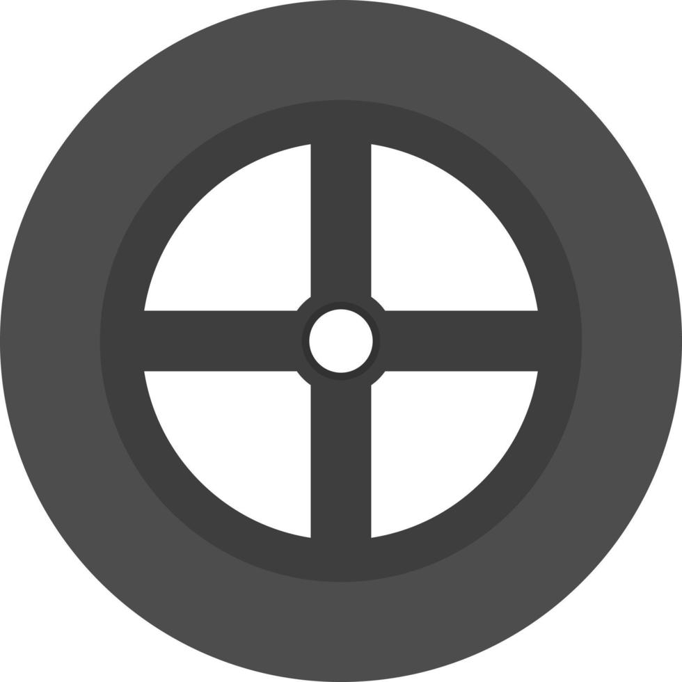 Wheel Vector Icon Design