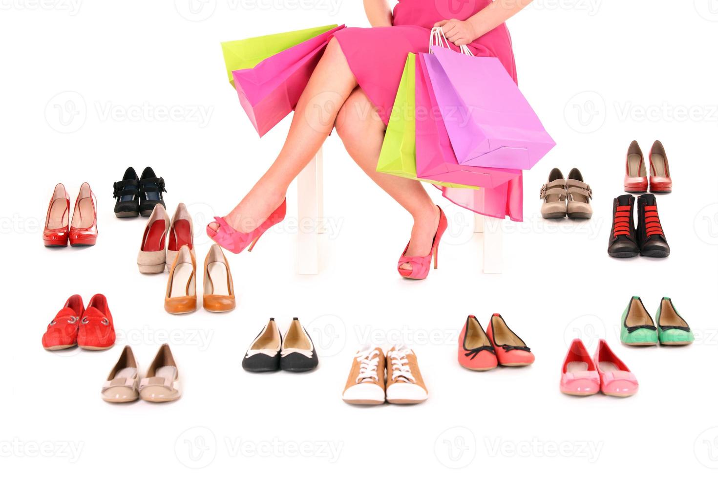 Shoe shopping concept photo