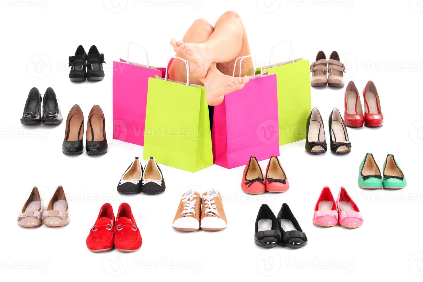 Shoe shopping concept photo