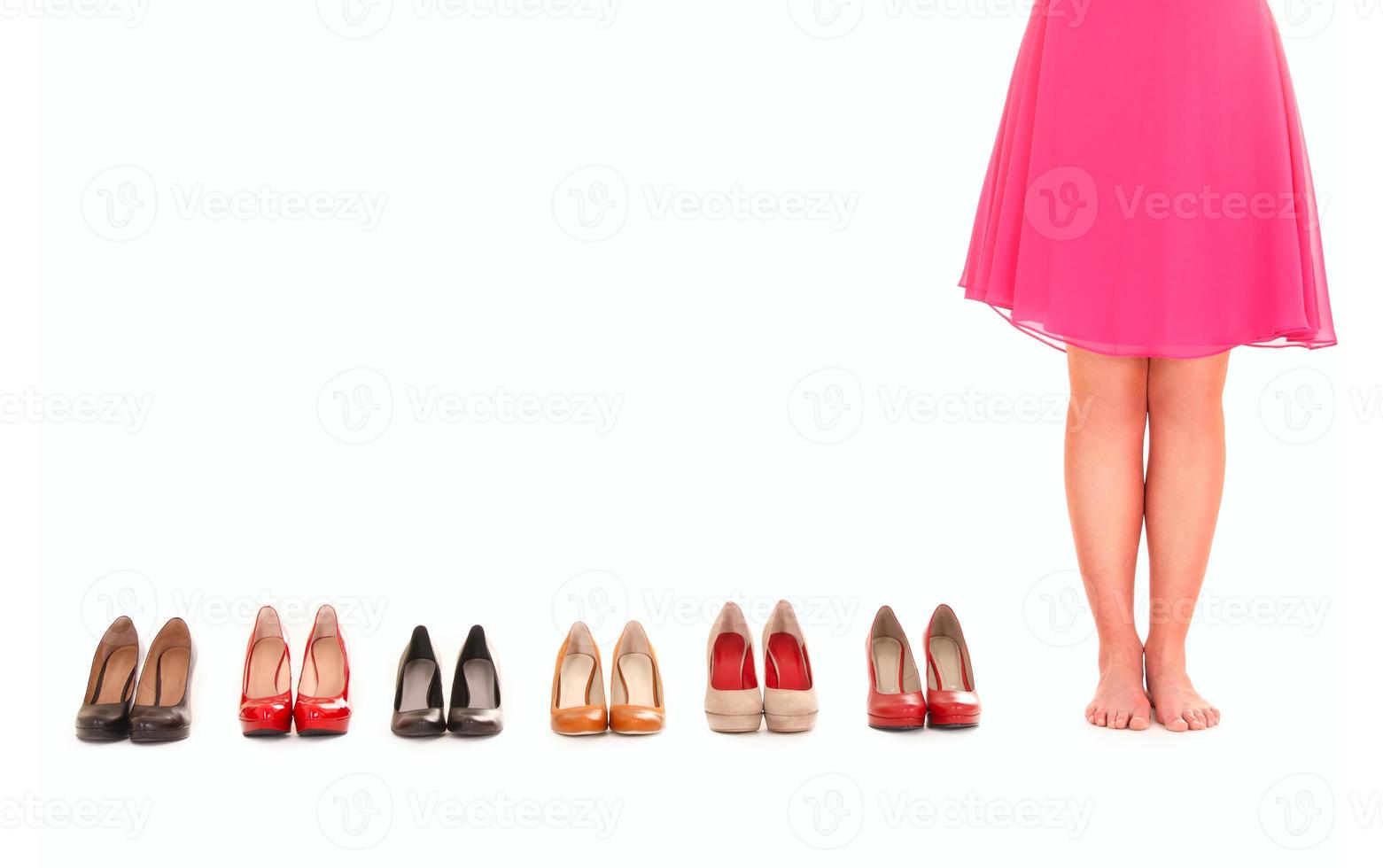 Shoe shopping concept photo