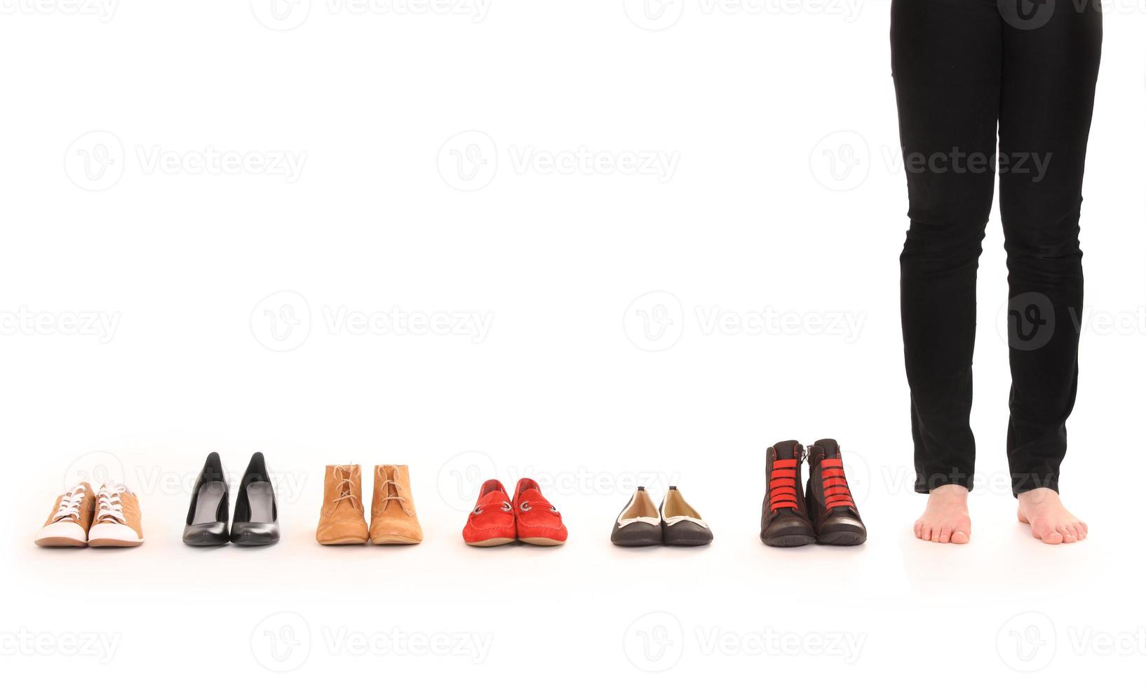 Shoe shopping concept photo