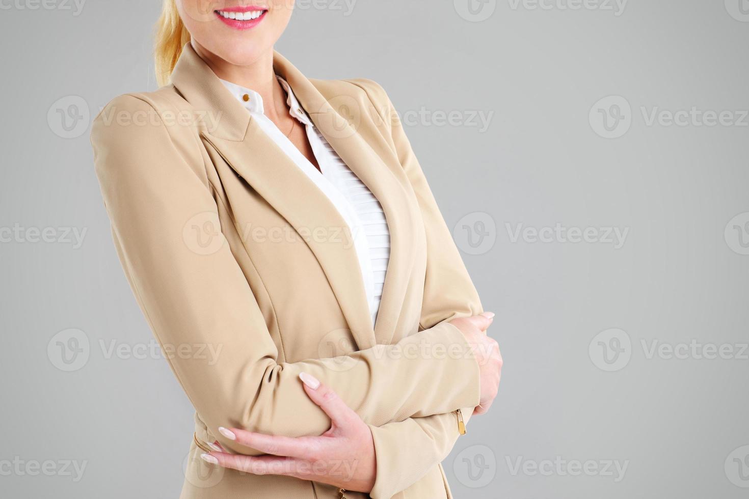 Confident businesswoman portrait photo