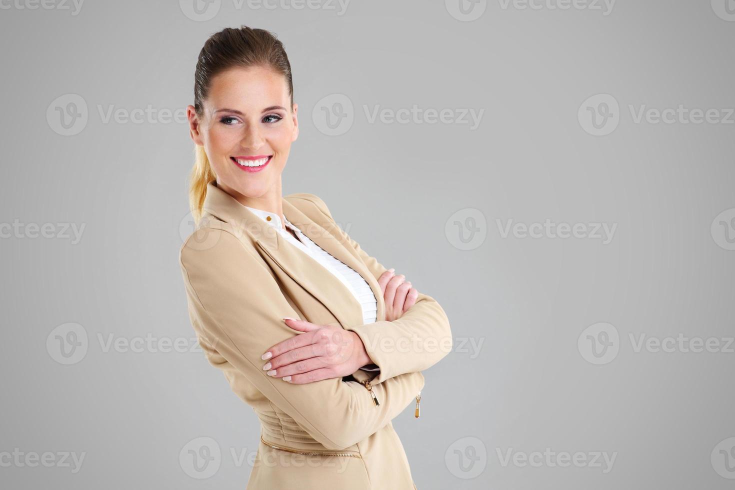 Confident businesswoman portrait photo