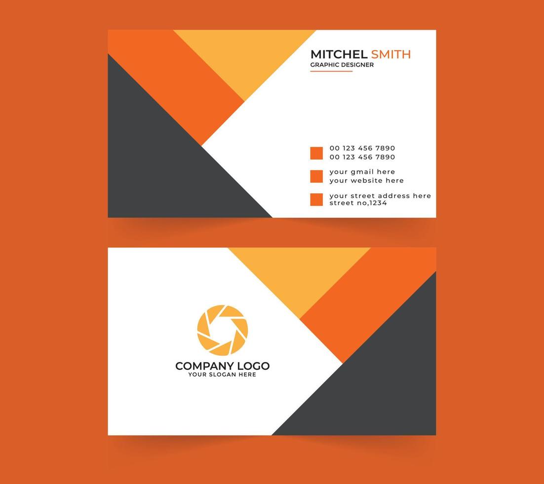 professional Business card vector