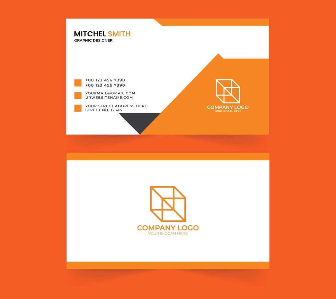 professional Business card vector