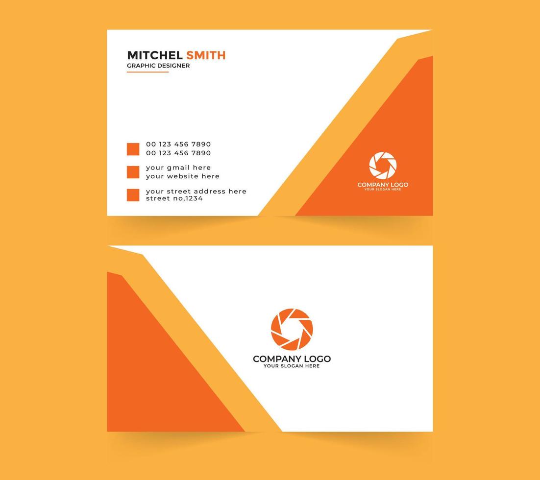 professional Business card vector