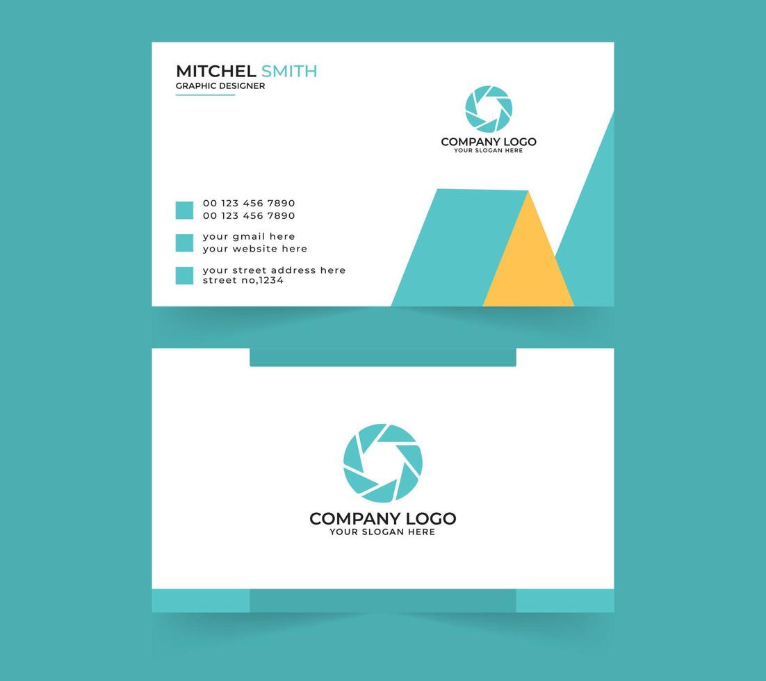 professional Business card vector