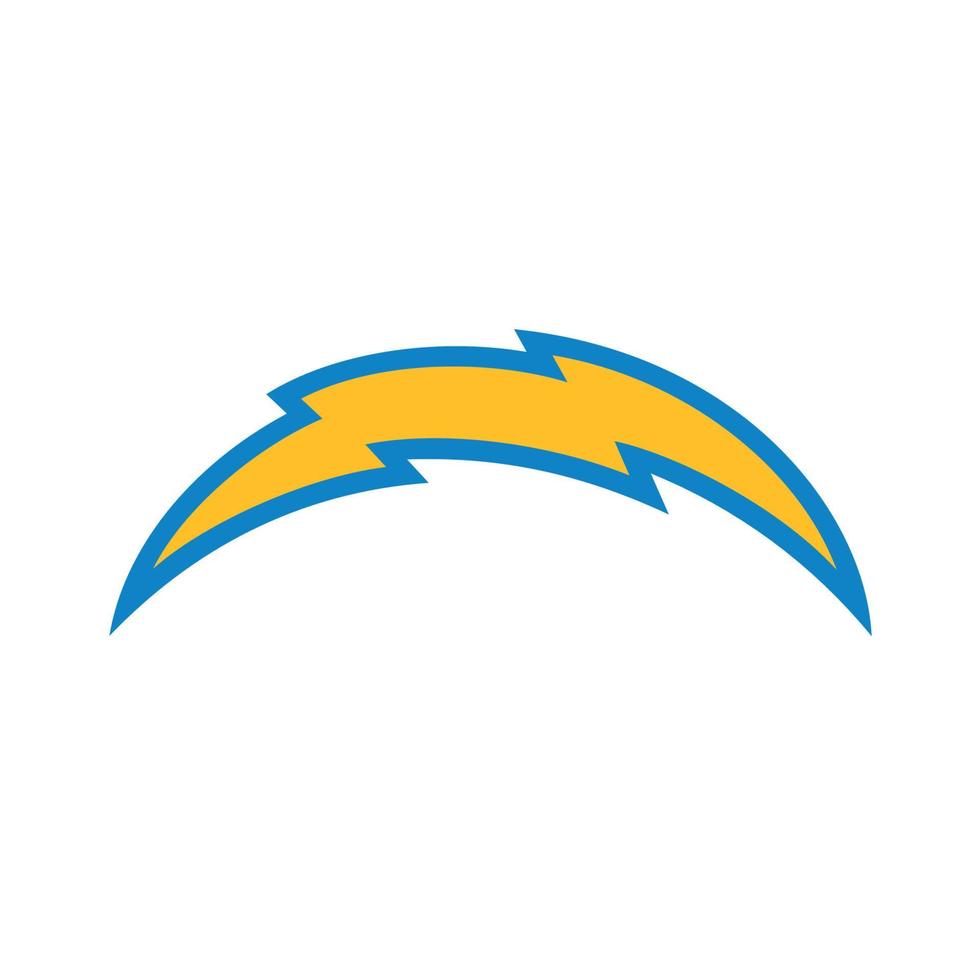 Los Angeles Chargers logo on transparent background vector