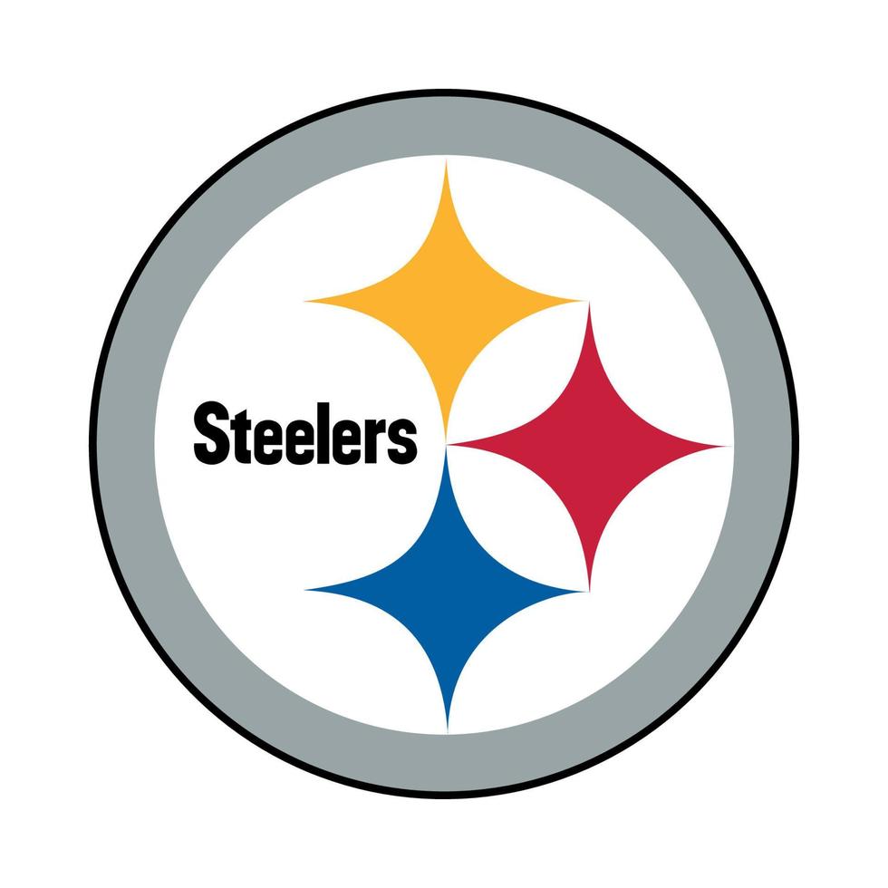 logotipo de pittsburgh steelers sobre fondo transparente vector