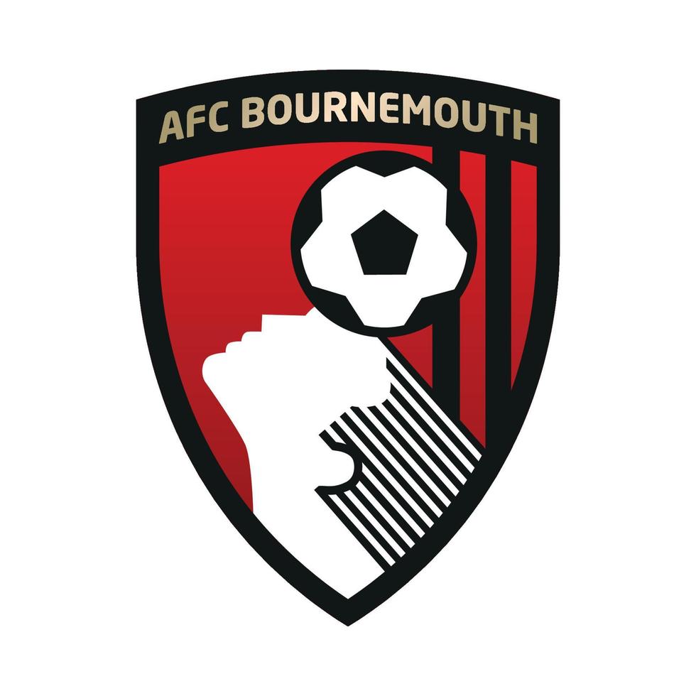 AFC Bournemouth logo on transparent background vector