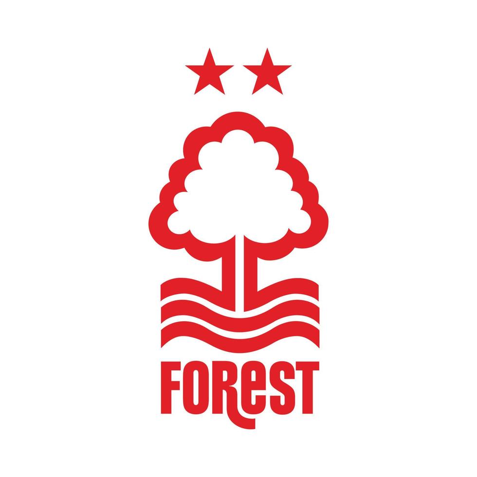 Nottingham Forest logo on transparent background vector