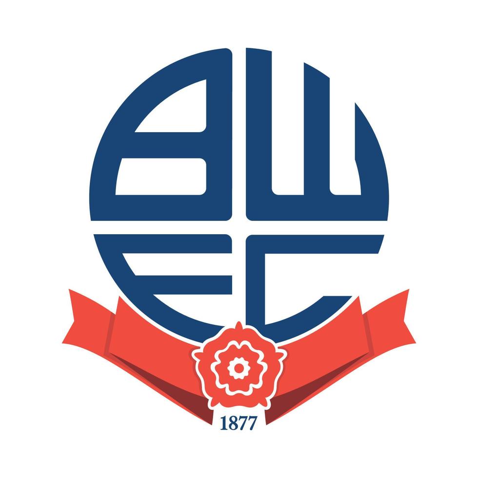 Bolton Wanderers FC logo on transparent background vector