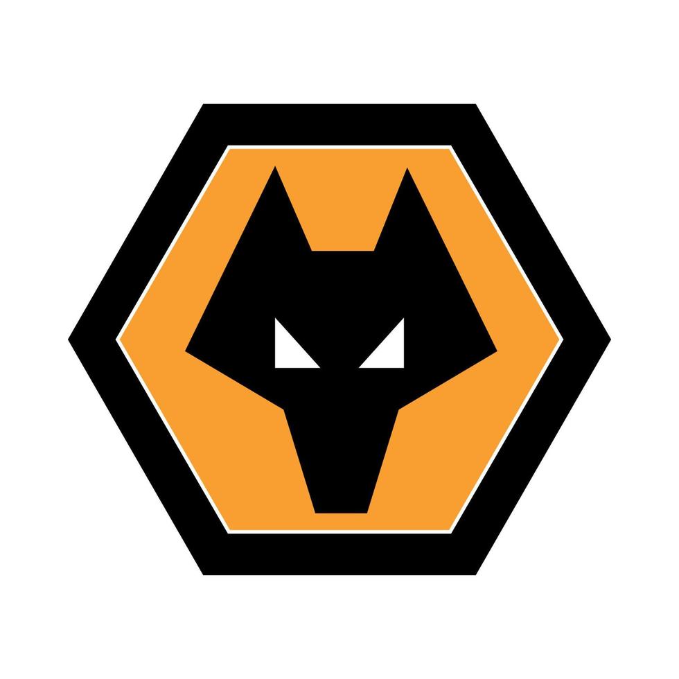 logotipo de wolverhampton wanderers fc sobre fondo transparente vector