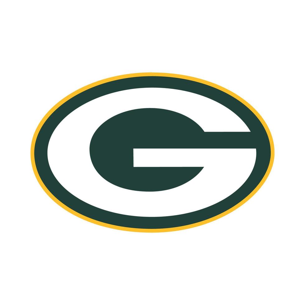 Green Bay Packers logo on transparent background vector