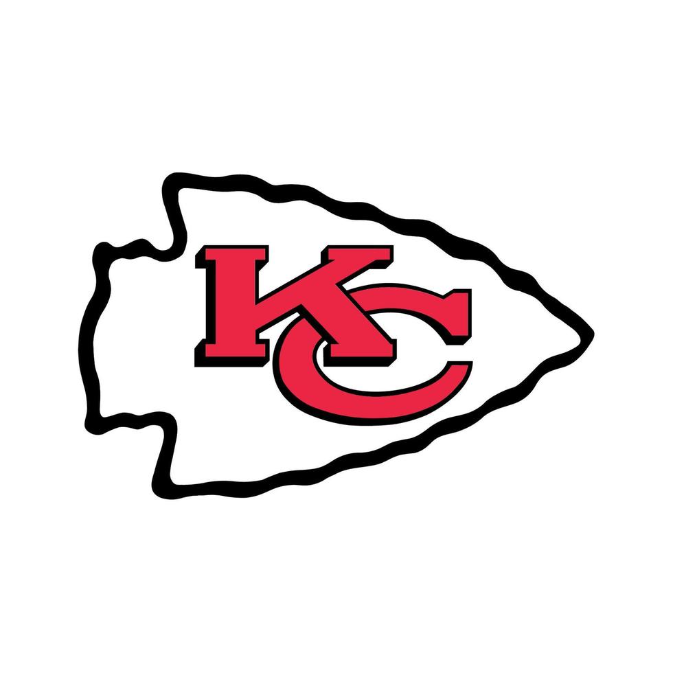 Kansas City Chiefs logo on transparent background vector