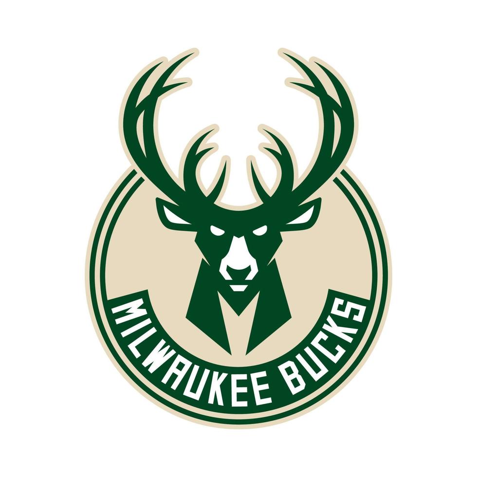 logotipo de milwaukee bucks sobre fondo transparente vector