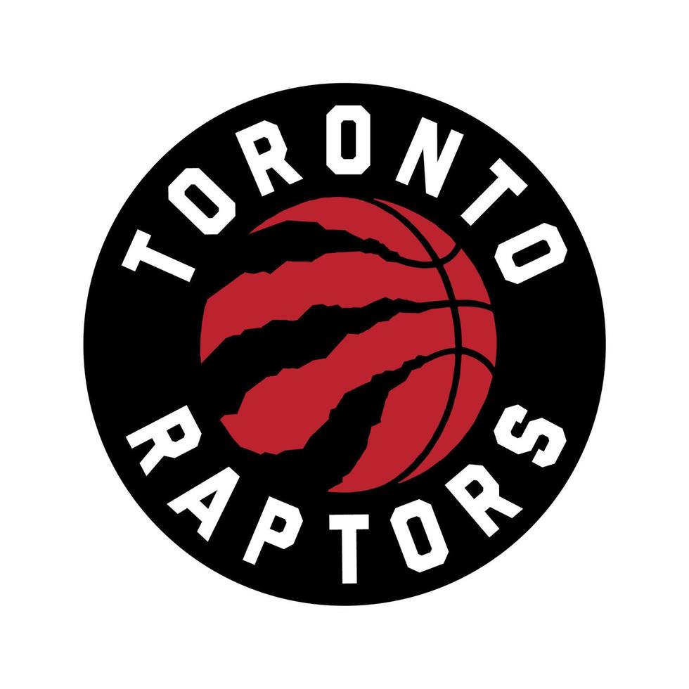 Toronto Raptors logo on transparent background vector