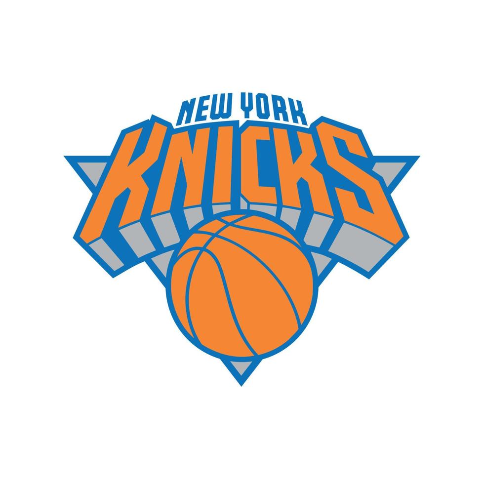 logotipo de los knicks de nueva york sobre fondo transparente vector