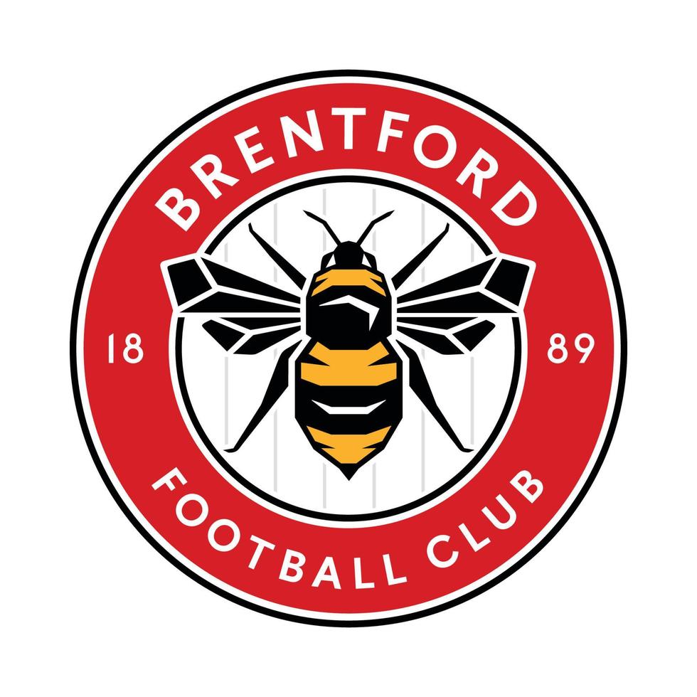 Brentford logo on transparent background vector