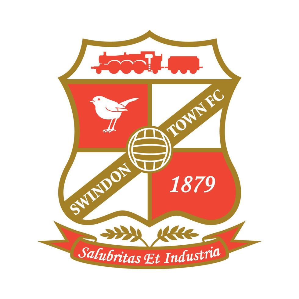 Swindon Town logo on transparent background vector