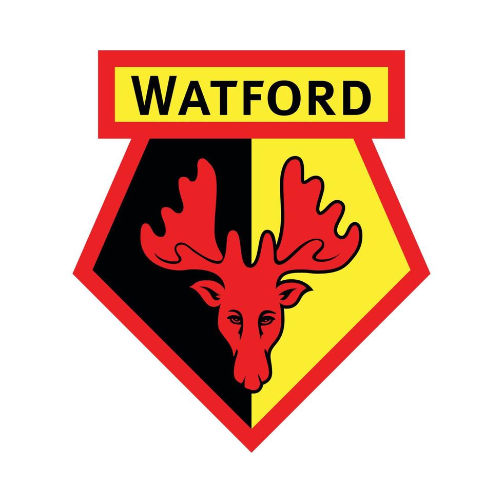 logotipo de watford sobre fondo transparente vector