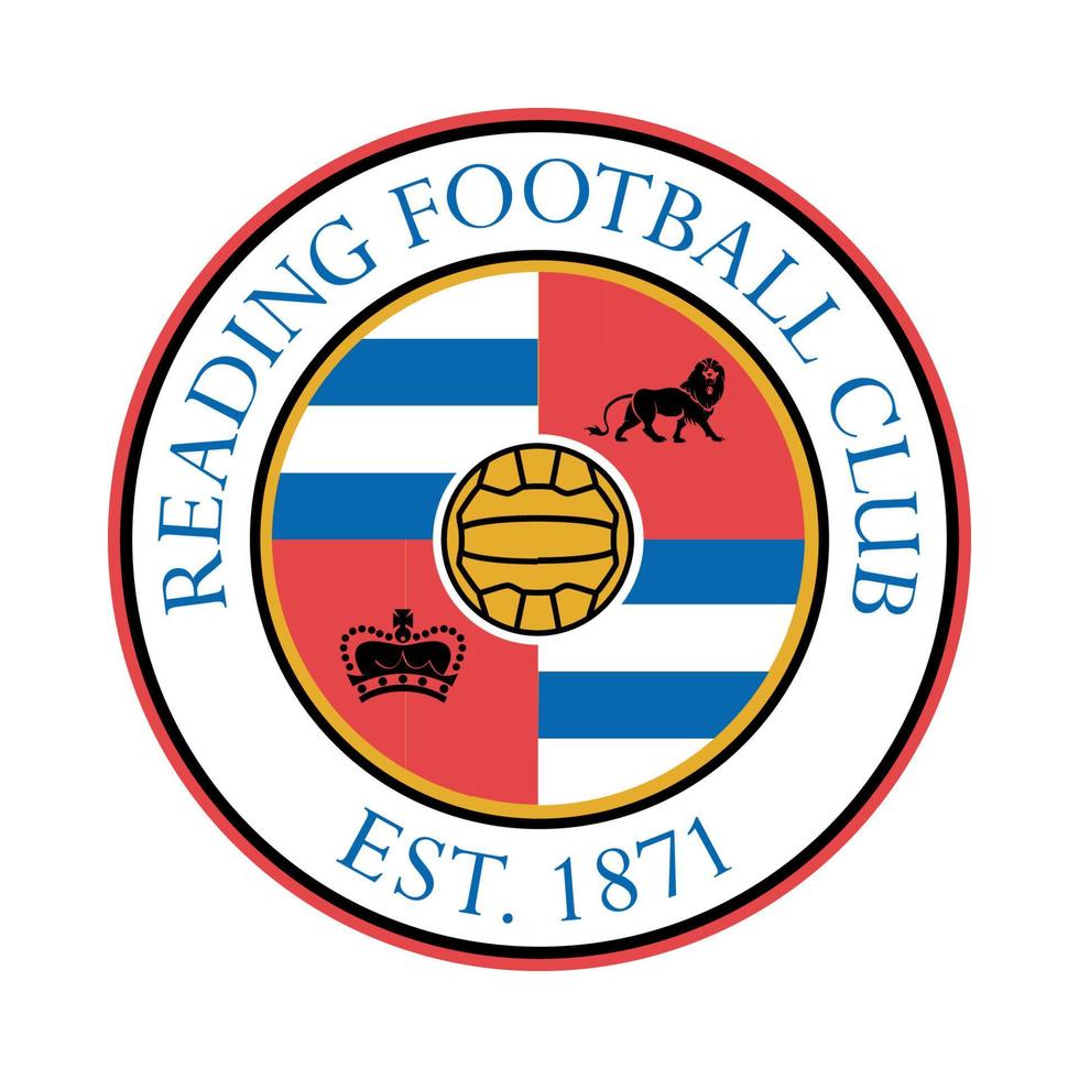 Reading FC logo on transparent background vector