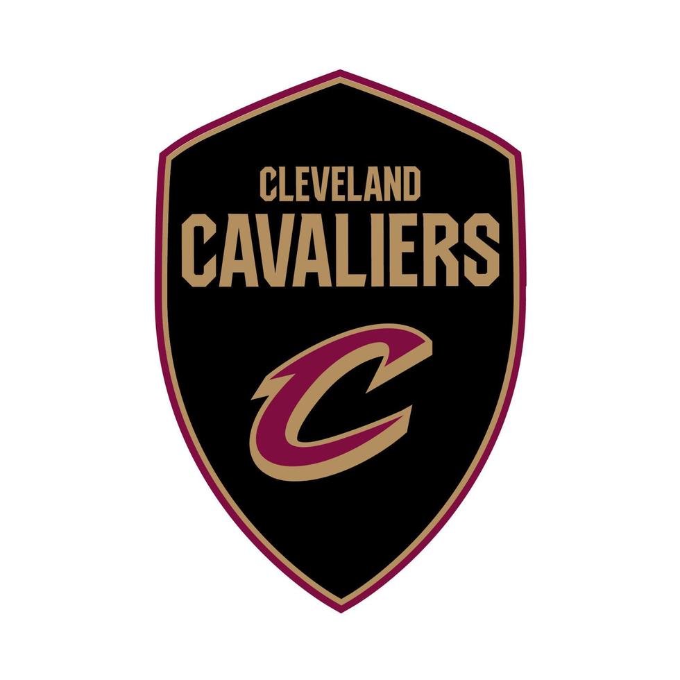 logotipo de los cavaliers de cleveland sobre fondo transparente vector