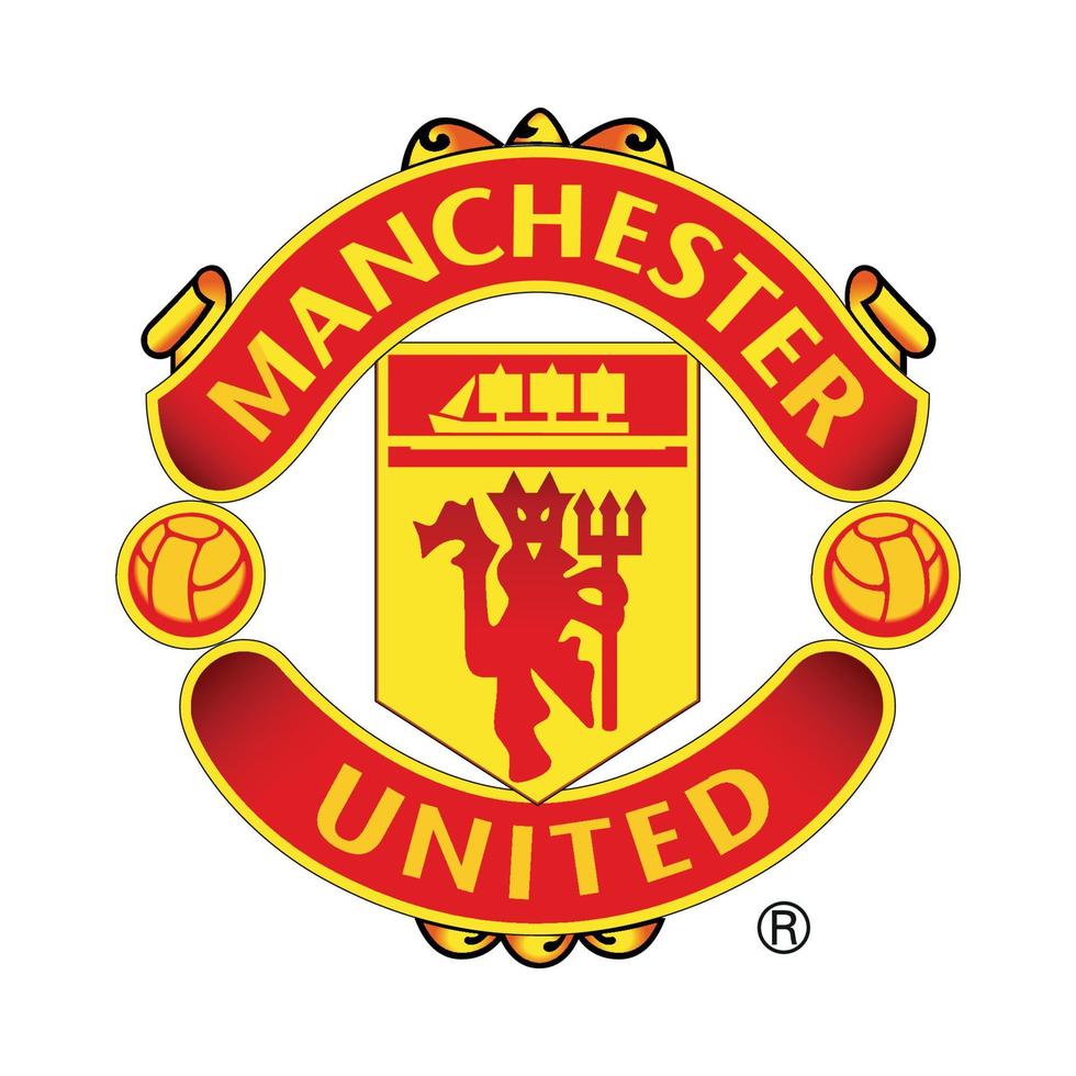 logotipo de Manchester United sobre fondo transparente vector