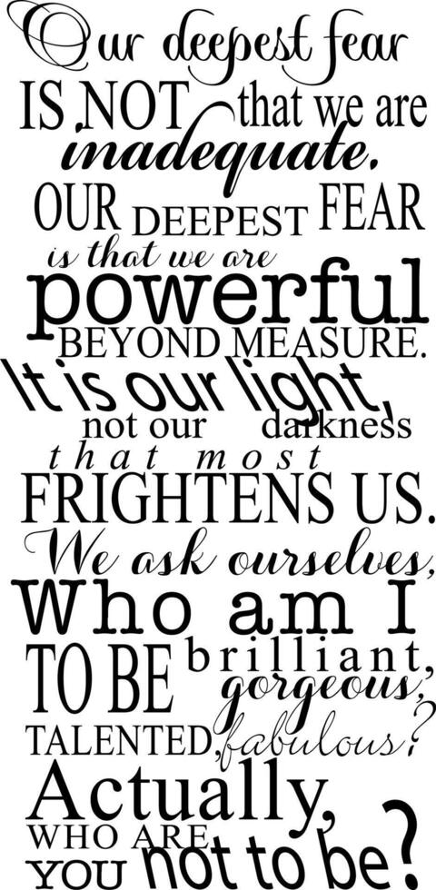 fear quote inspiration digital artwork words poster fight strong vector