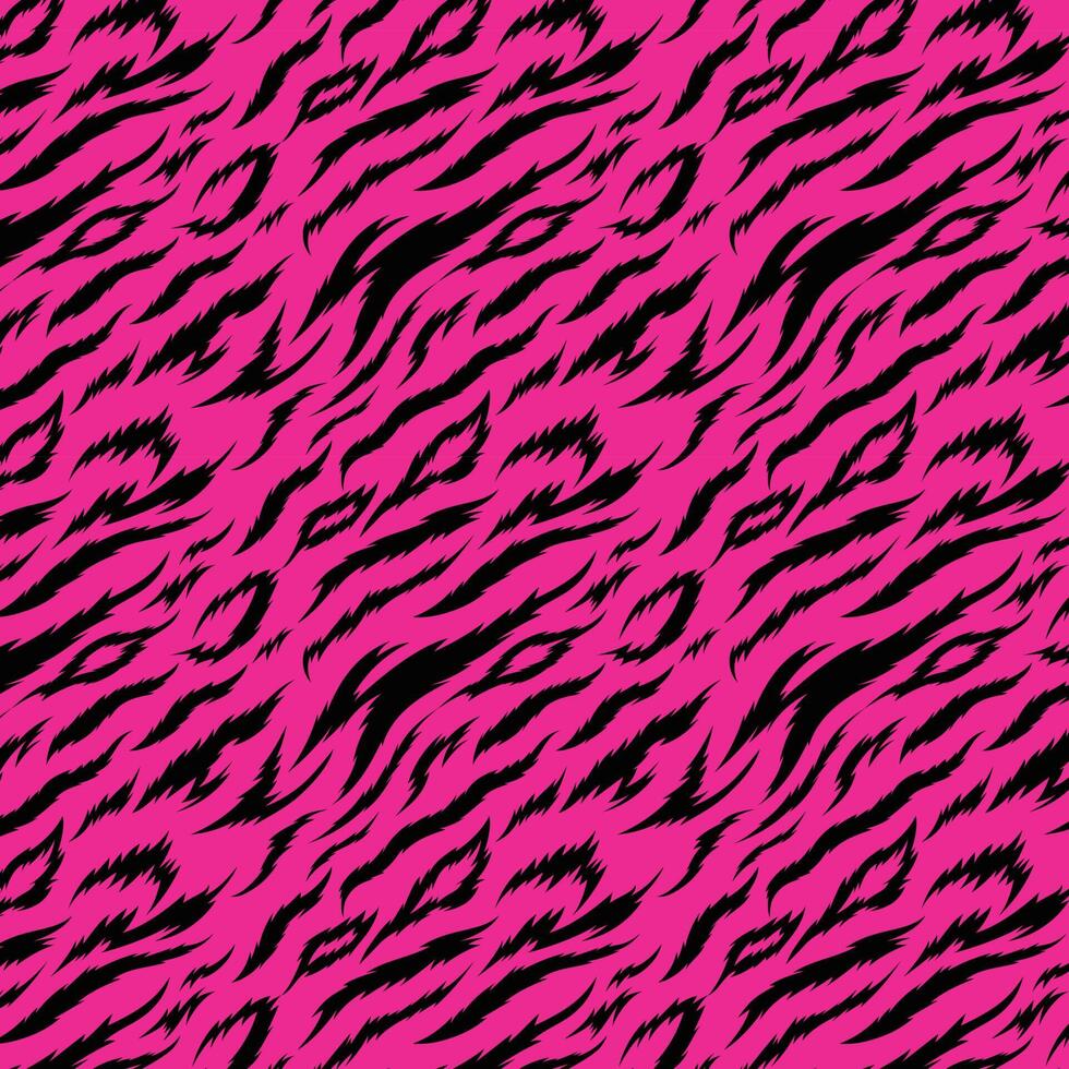 pink zebra print black seamless continue panther vector