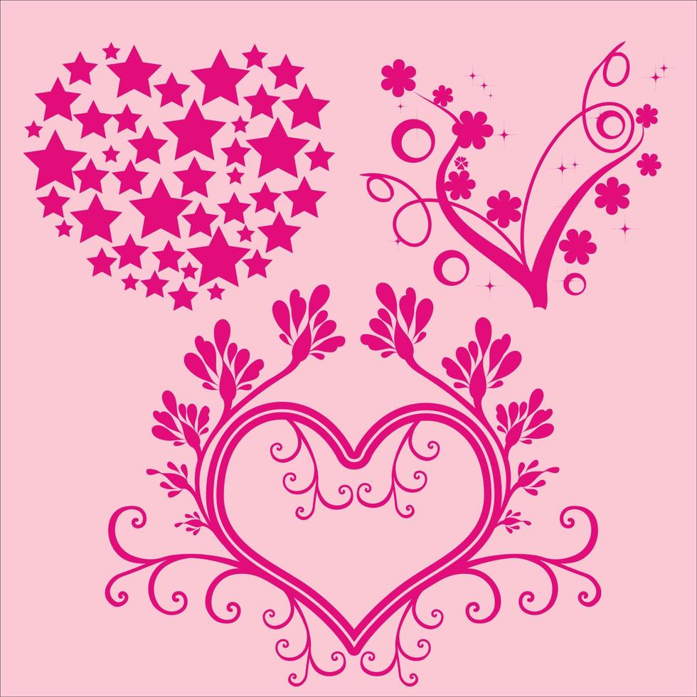 floral flower blossom heart spiral design vector hina