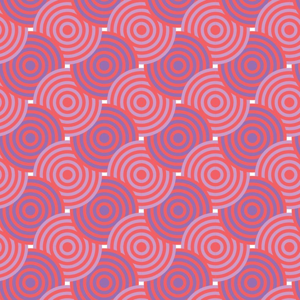 pattern seamless repeat purple circle spiral swirl pnk illusion vector