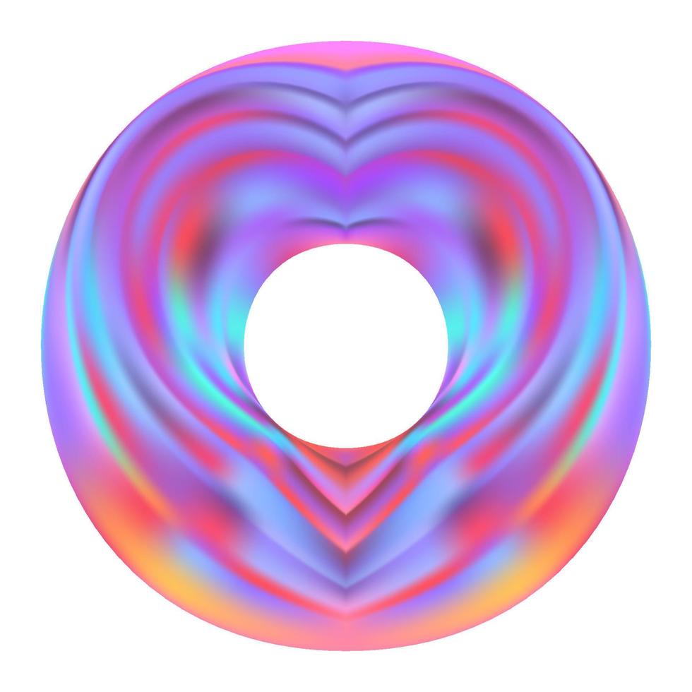 Holographic blurred background, neon color abstract design. Vector illustration