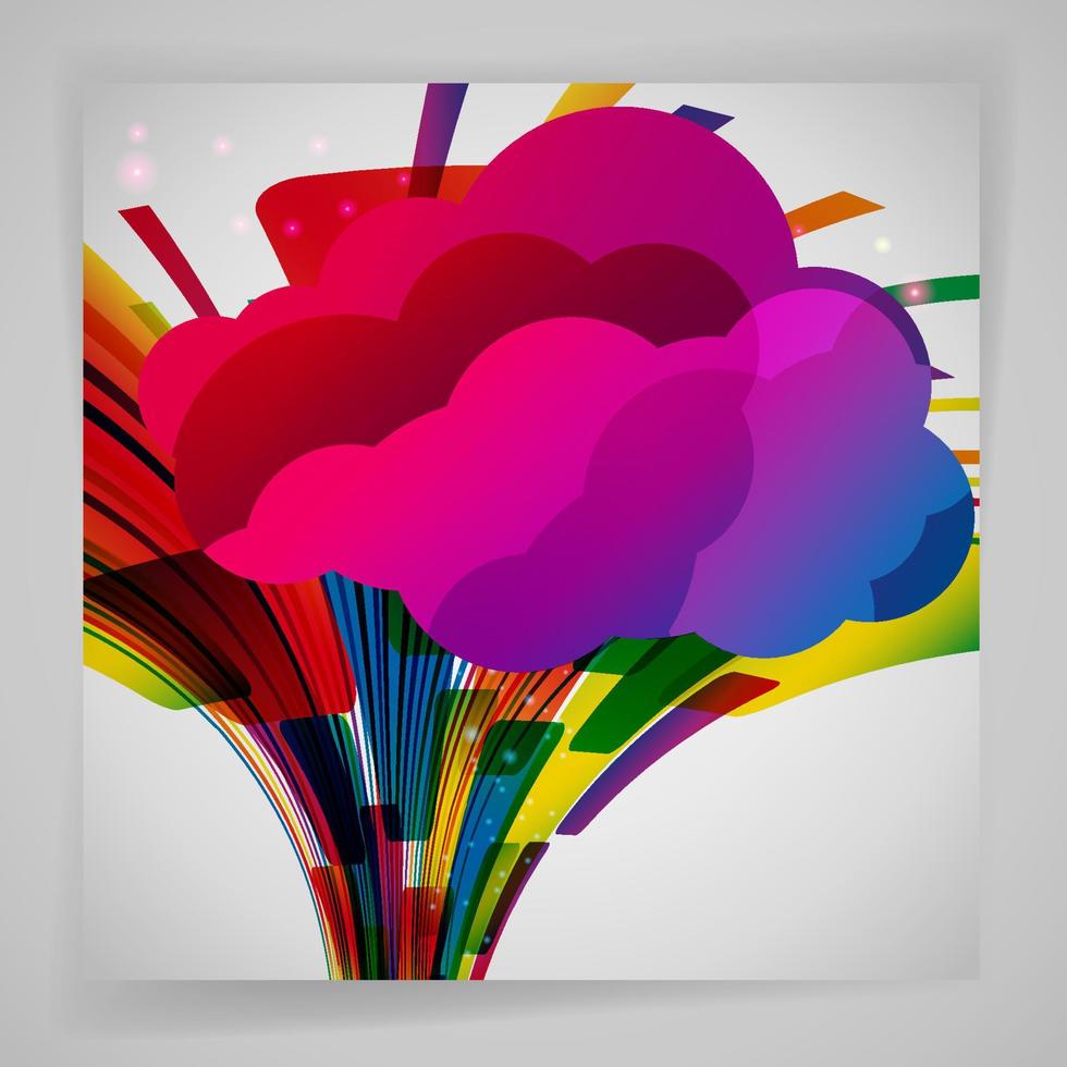 Abstract background with color design elements. vector