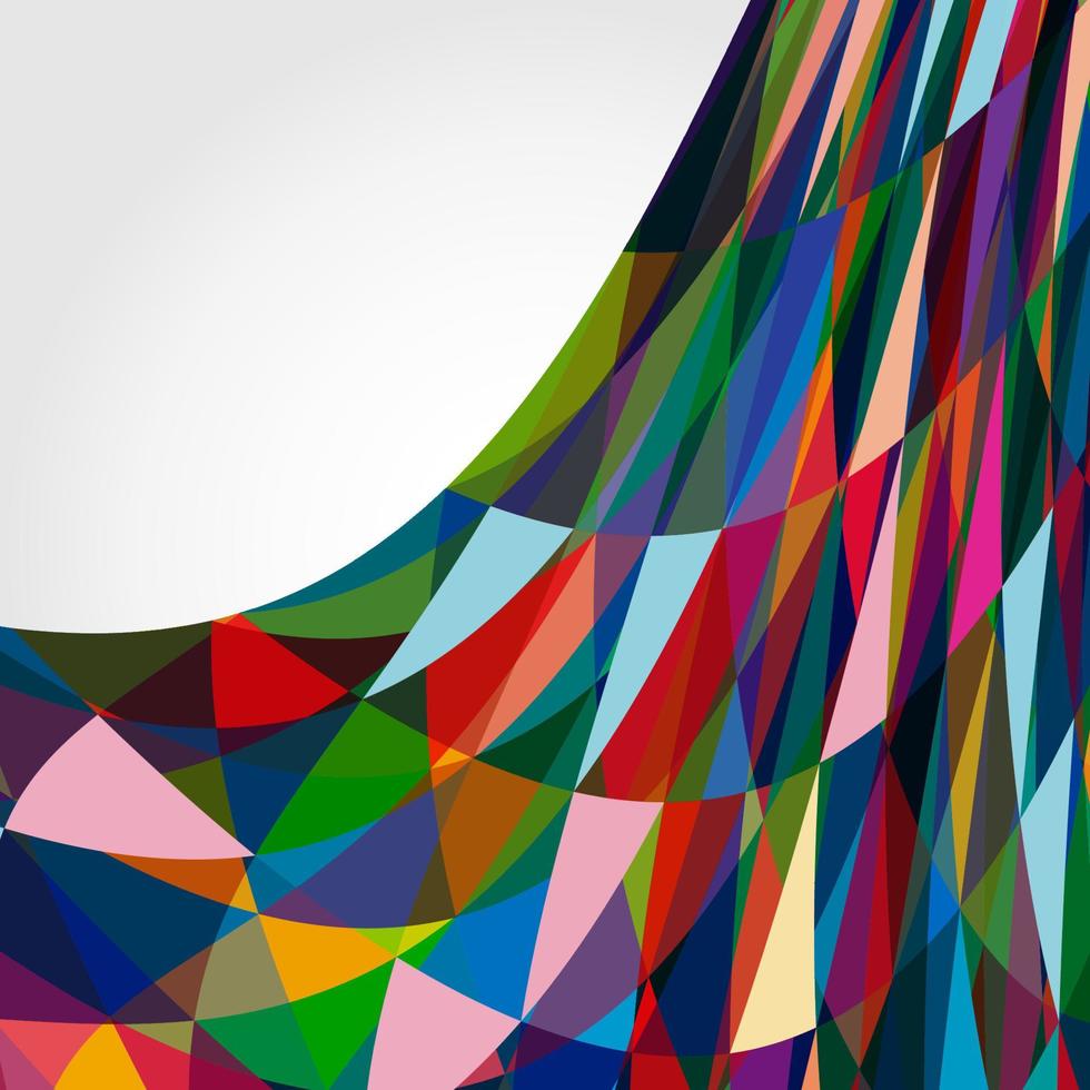 Multicolor abstract bright background with triangles. Elements for design. Eps10. vector