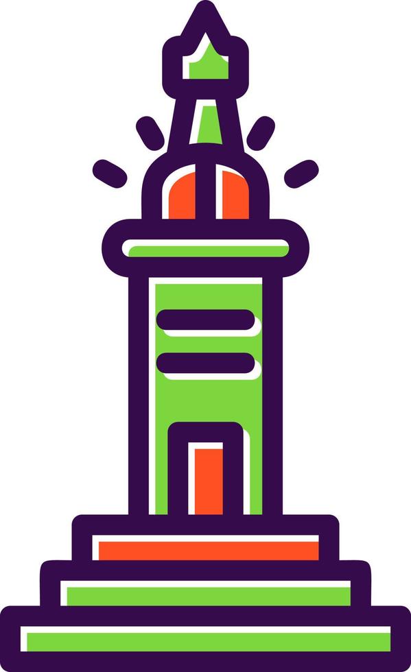 Lighthouse Of Alexandria Vector Icon Design