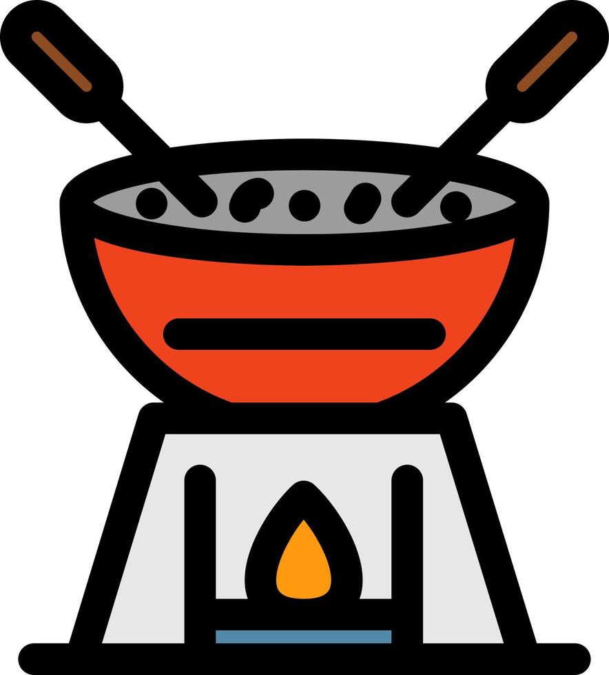 Fondue Vector Icon Design