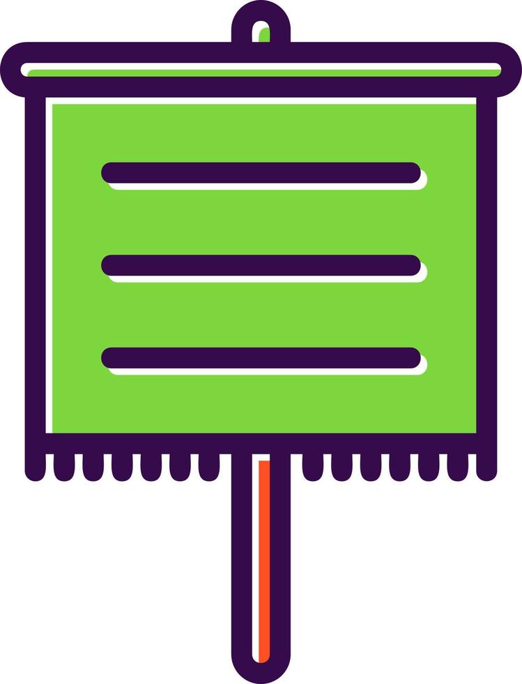 Vexillum Vector Icon Design