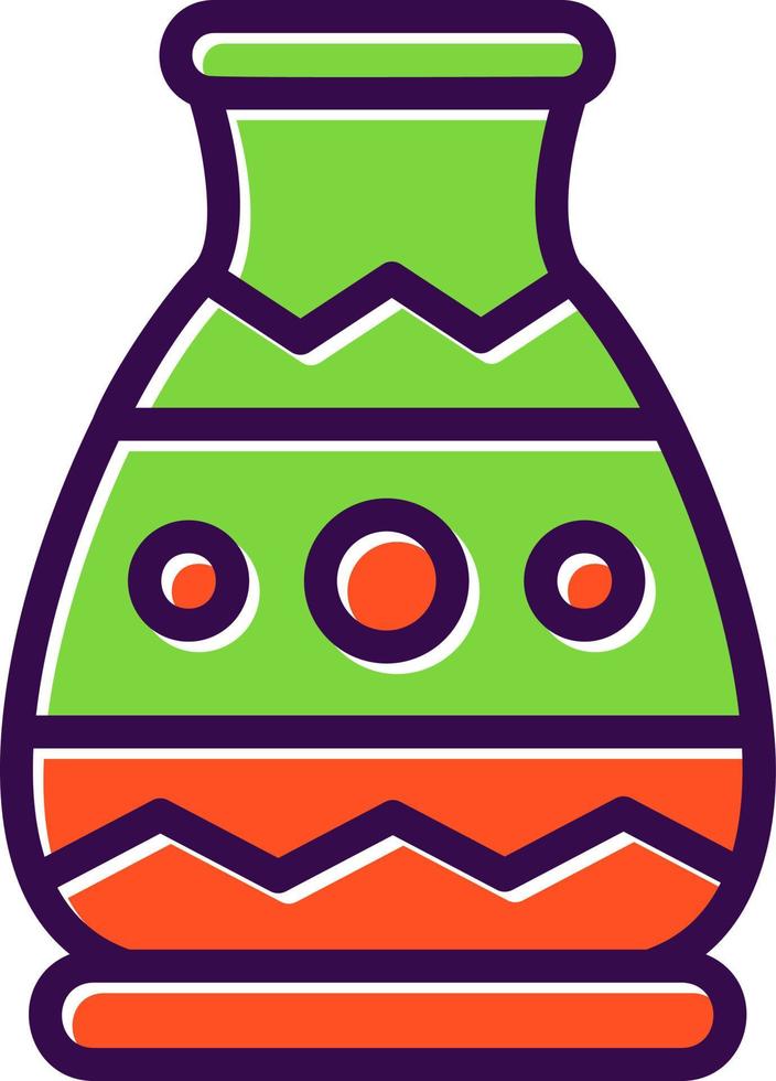 Amphora Vector Icon Design